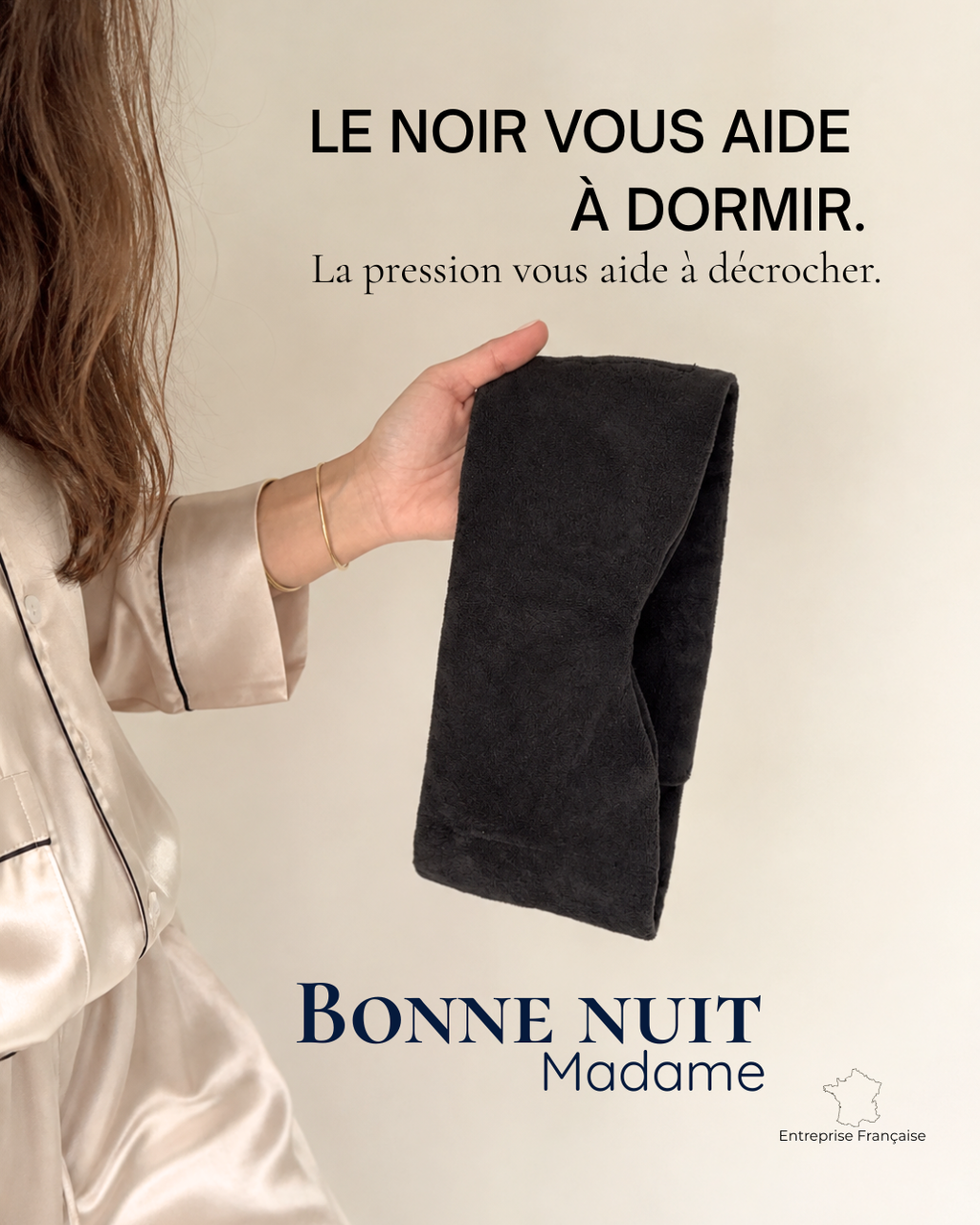 Masque lesté Bonne nuit Madame